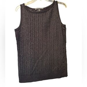 Ralph Lauren Black Label Black Knit Sweater